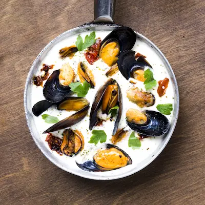 Moules à l'italienne